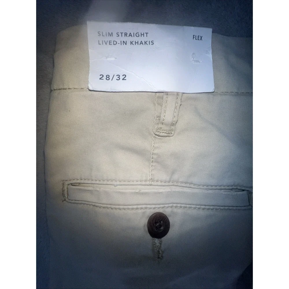 American Eagle‎ Men's 28x32 Flex Slim Lived In Khakis Tan New With Tags NWT